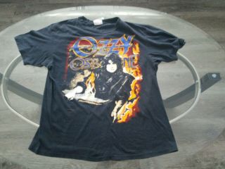 Ozzy Osbourne 1988 No Rest For The Wicked Tour Shirt NOT A REPRINT True. 5