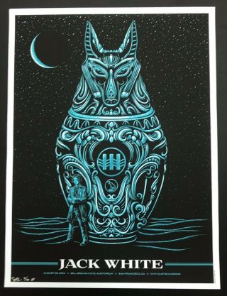 Jack White Poster - Ap 51/120 - 8.  22.  14 San Francisco,  Ca