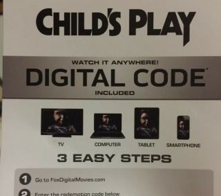 Child’s Play (2019),  Digital Code Only,  From Blu - Ray