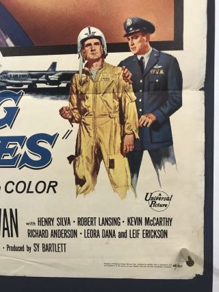 GATHERING OF EAGLES Movie Poster (Good) One Sheet 1963 Rock Hudson 1594 4