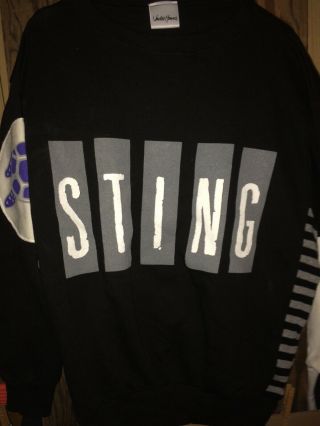 Sting/police Tour Shirt; Dream Of The Blue Turtles Sweatshirt; This Is Mega - Rare