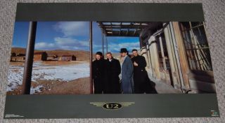 U2 Joshua Tree Group Pose On Porch Poster 1987 Funky 3117 Bono Edge