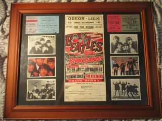 Beatles Signed Memorabilia - Framed