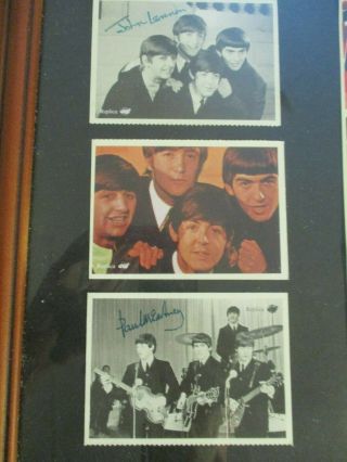 Beatles Signed Memorabilia - FRAMED 5