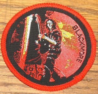 Rainbow Blackmore Vintage Embroidered Woven Colth Sewing Sew On Patch