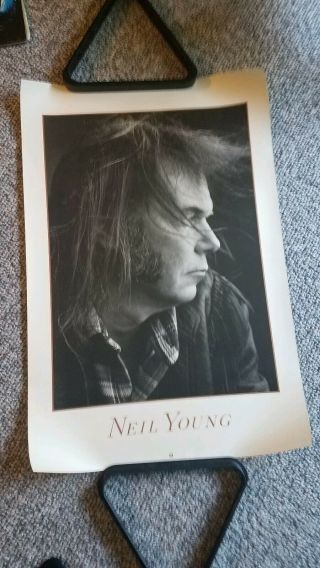 Rare 1992 Neil Young Promo Posters Harvest Moon 2