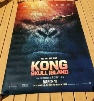 Huge Kong Skull Island Movie Poster – Approx.  70” X 48”