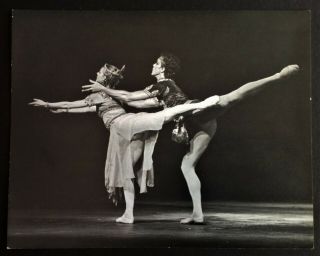 Antoinette Sibley.  Anthony Dowell.  Rare 1971 Photograph.  Royal Ballet.  