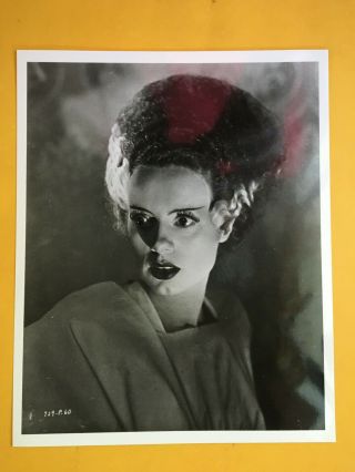 Elsa Lanchester " Bride Of Frankenstein " Vintage Press Headshot Photo