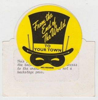 Elton John Capt Fantastic Orig.  1975 Backstage Pass Midsummer Music Fest.  Pop