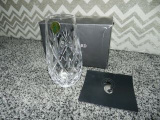 Waterford Huntley Crystal Glass Bud Vase 6 " W/ Box