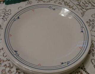 Corelle Country Violets Lunch Plates 8.  5 " Set Of 7,  Vgc  S9