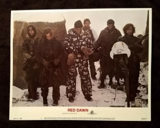 Red Dawn 1984 (11x14) Lobby Card 1 Patrick Swayze Charlie Sheen Jennifer Grey