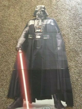 Darth Vader Star Wars Dark Lifesize Cardboard Cutout Standup Standee Poster