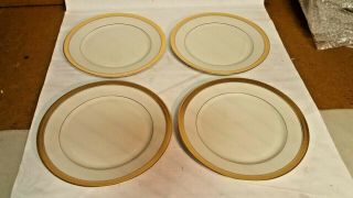 Mikasa Palatial Gold L3234 Dinner Plates Set Of 4