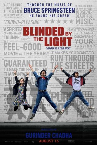 Blinded By The Light (2019) Movie Poster Ds 27x40 Bruce Springsteen