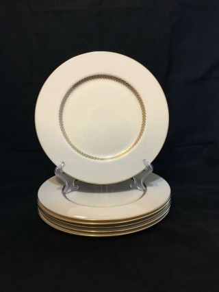 (6) Lenox Imperial P338 Dinner Plates 10.  5 " And Quick Ship