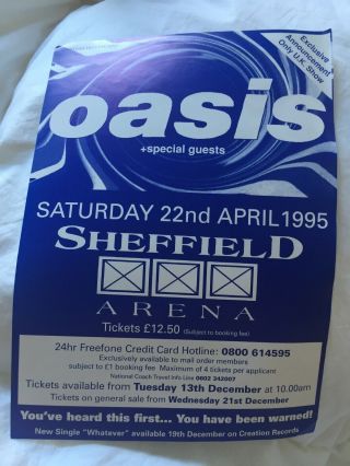 Oasis - Various Promotional Promo Postcards And Flyers