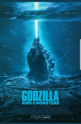 Godzilla King Of The Monsters D/s Movie Poster 27 X 40 May 21 2019
