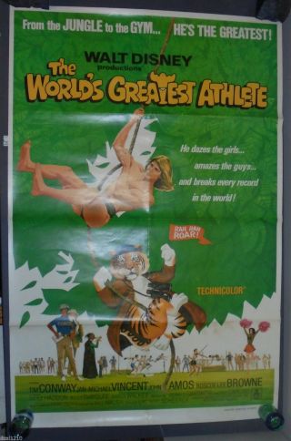 The World’s Greatest Athlete (1973) – One Sheet Movie Poster Disney