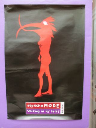 Depeche Mode Promo Poster Walking In My Shoes 1993 Mute Songs Of Faith