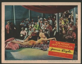 Jeanne Eagles Lobby Card (verygood) 1957 Kim Novak Movie Poster Art 122