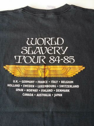 Iron Maiden 05 Slavery Tour T Shirt Xl