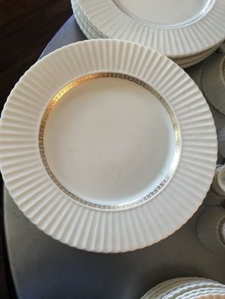 Vintage Lenox Cretan 0316 Dinner Plates 10 9/16 Dia Qty Of 8 Plates
