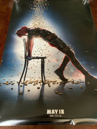 Deadpool 2 Teaser Movie Poster 27x40