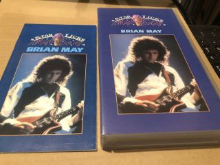 Queen Brian May Star Licks Rare 1984 Rare Vhs Video,  Book