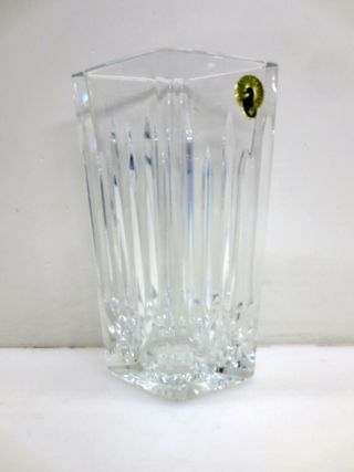 Waterford Irish Crystal Flower Vase 7 " X 4.  25 " Clear Fiskars 2lb