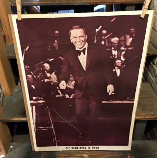Frank Sinatra Poster Ol’ Blue Eyes Is Back