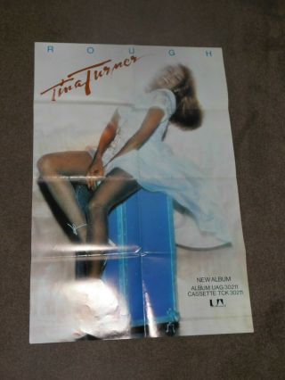 Tina Turner " Rough " 1977 United Artists Promo Poster