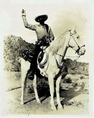 8”x10” B&w Still Serial,  Lone Ranger Rides Again (1939) 2 Robert Livingston