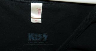 KISS Band Coffeehouse Rock And Roll Over Logo Tank Top XL 2011 Gene Simmons 2