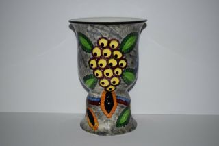 Antique Schramberg 9 " Vase - Gobelin 3,  Eva Zeisel Design -