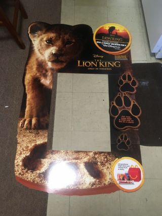 The Lion King Poster Display Mcdonalds Happy Meal Toys 2019 Simba