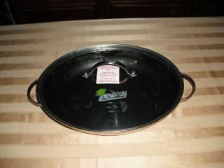 Princess House Heritage Stainless Steel 2 1/2 - Qt.  Oval Casserole Non Stick.