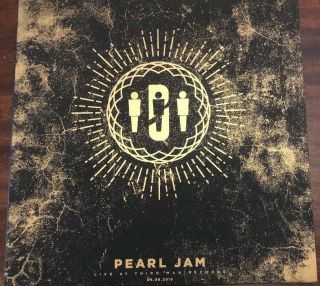 Pearl Jam Live At Third Man Records Vault Vinyl,  Book,  Pin,  Patch