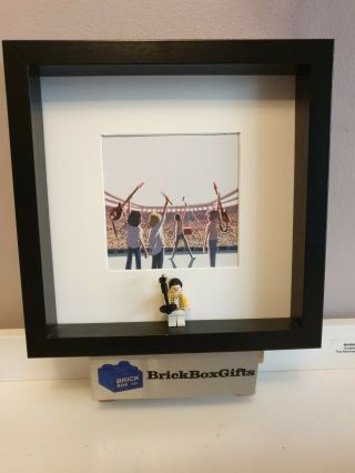 Freddie Mercury Queen Minifigure 3d Picture Frame Perfect Present Gift Wembley