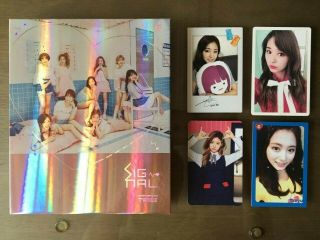 Twice 4th Mini Album Signal Tzuyu Cd,  Photobook B Ver.  Official Photocard 15pcs