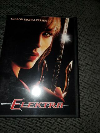 Elektra Marvel Cd Rom Digital Press Kit (not Movie) Jennifer Garner Rare Wow