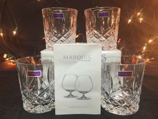 Marquis By Waterford Markham Double Old Fashioned Set Of 4 165118 3.  75