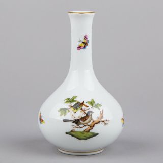 Herend Rothschild Bird Small Vase 7110/ro