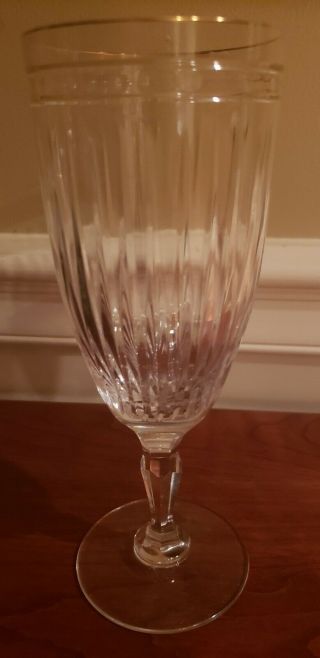 Waterford Hanover Gold Marquis Ice Tea Water Goblet Glass
