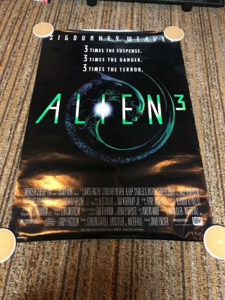 Alien 3 27x40 Movie Poster - Double Sided Theatrical