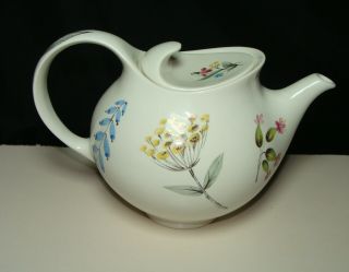 Eva Zeisel Mid Century Modern Hallcraft Bouquet Tea Pot