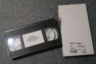 Metallica S&m Documentary Vhs Video Tape (netherlands/giveaway) 90 