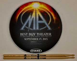 Mike Portnoy " Metal Alliance " Event Drumsticks And Picture Drumhead