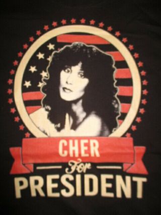 Cher For President Concert Tour (lg) T - Shirt